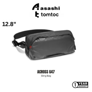 f7855bfe2c8c7912f556b4b3ed9c62f1.jpeg Tomtoc Across G47 Steam Deck Sling Bag for Steam Deck Shoulder Bag Men Crossbody Bag for ROG Ally - Beg Silang