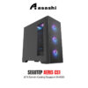 Segotep AERIS CS1 (Black) ATX Server Casing (Support 8 HDD)