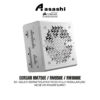 Corsair RMe SERIES RM750e (750w) / RM850e (850w) / RM1000e (1000w) (White) 80+ Gold Cybernetics ATX3.1 PCIE5.1 Fully Modular Low-Noise ATX Power Supply