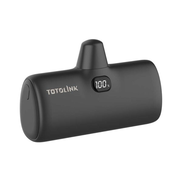 TOTOLINK iPuppy5000L 5000mAh Mini Digital Display Capsule Fast Charge Power Bank (Lightning)