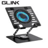 Glink ( NC72-BLACK ) Angle Adjustable 15.9-inch Aluminum Laptop Stand With Cooling Fan