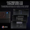 CORSAIR VANGUARD PRO 96 Magnetic Switch Gaming Keyboard, MGX Hyperdrive, Black
