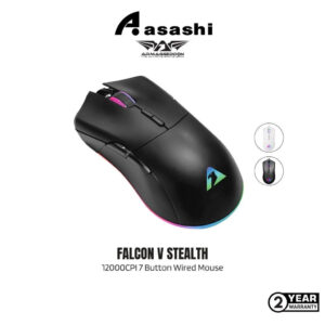 29ac13aa2f6a8b7ba55bc0e7170c5d94.jpeg Armaggeddon FALCON V STEALTH 12000CPI 7 Button Wired Mouse