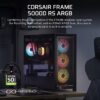 CORSAIR FRAME 5000D RS RGB Modular EATX Mid-Tower PC Case (RS140 x4)