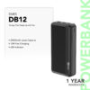 Dmes DB12 20000mAh Power Bank Dual USB Output Type-C Micro Input LED Display Slim Portable Charger for Mobile