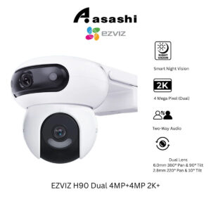 2db6d19919e36dd00583174eac79cf6f.jpeg Ezviz H90 Dual 4MP 2K+ Dual-Lens Pan & Tilt Rotate 360° Outdoor Smart Color Night Vision Two Way Talk Wi-Fi Camera