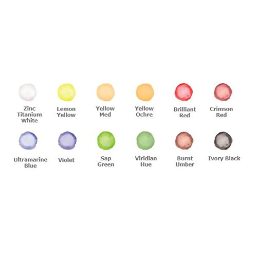 Derwent Academy Watercolor Paints 12 pack - R33015