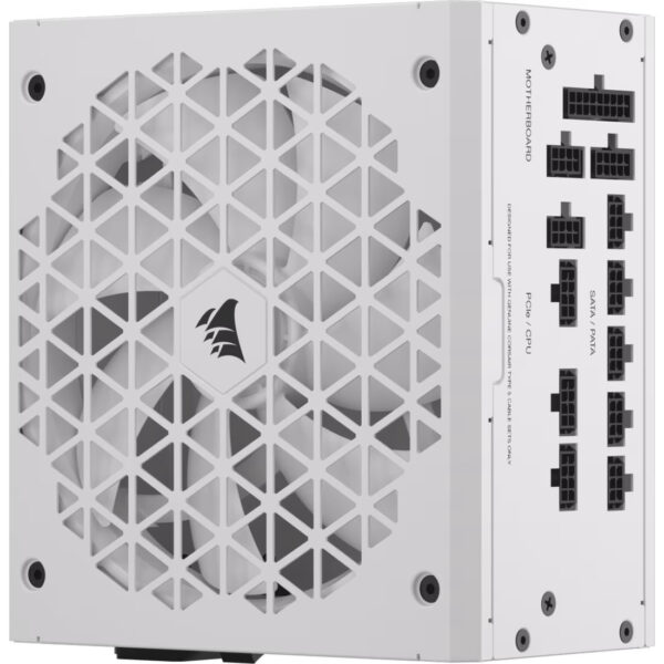 Corsair RMx SHIFT Series RM850x (850W) / RM1000x (1000W) / RM1200x (1200W) ATX3.1 PCIE5.0 80+ Gold, Fully Modular Power Supply (White) - 10-Year Warranty