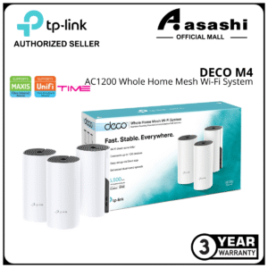 TP-Link DECO M4 (2 Packs) / (3 Packs) AC1200 MU-MIMO WiFi mesh Dual-Band Whole Home Wi-Fi System