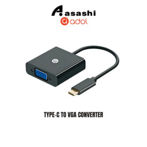 5f906b69efd605443fca2830b2240604.jpeg ADOL Type-C to VGA Converter 0.15M - 1080P@60Hz, PVC, Type-C Input to VGA Output, 15CM Length