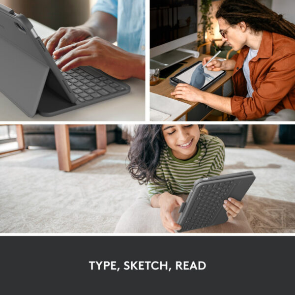 Logitech SLIM FOLIO for i4ad (7th/8th & 9th Gen) 920-009469 | (10th Gen) 920-011432