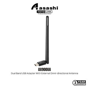 6f1ed24830ff5c5382a528a9b112f191.jpeg Totolink AX900UA Dual Band USB Adapter With External Omni-directional Antenna