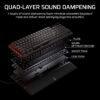 CORSAIR VANGUARD PRO 96 Magnetic Switch Gaming Keyboard, MGX Hyperdrive, Black
