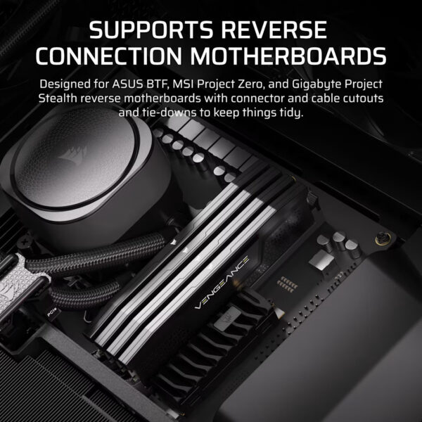 CORSAIR FRAME 5000D RS RGB Modular EATX Mid-Tower PC Case (RS140 x4)