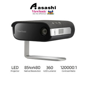 Viewsonic M1X 360Ansi Lumens Ultra Portable LED Projector, USB, HDMI, Micro SD Card Slot Built In Harman Kardon Speaker