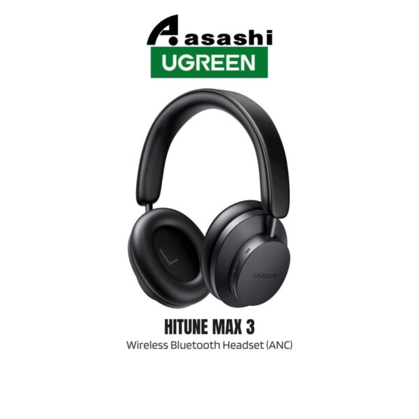 Ugreen HITUNE Max 3 Wireless Bluetooth Headset Active Noise Cancelling 3.5Mm Audio Cable 5 Microphone - UG-HP106-90422