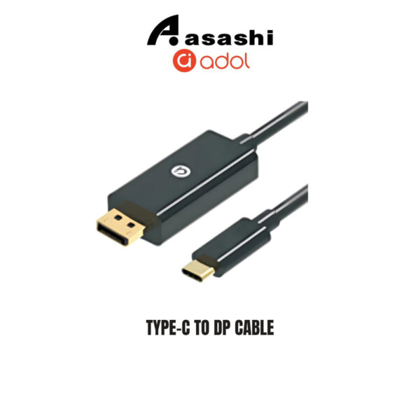 ADOL Type-C to DP Cable (1.8M) - 4K Output, PVC, Type-C Input to DisplayPort Output