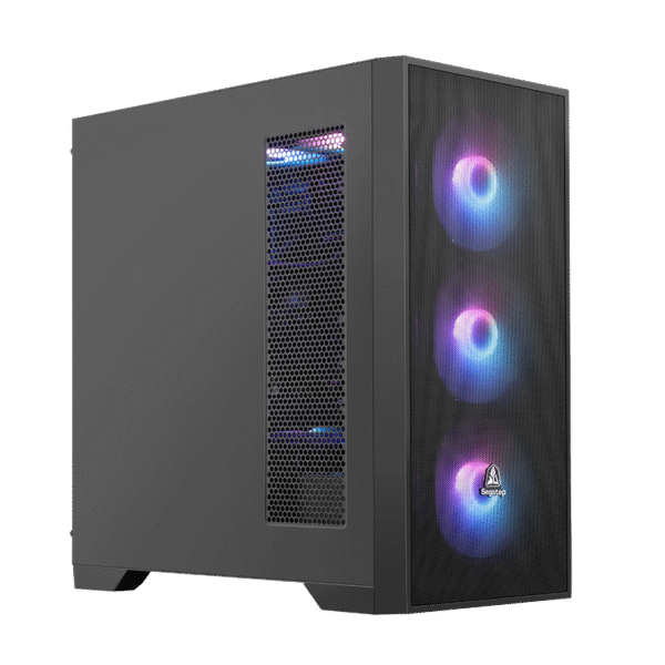 Segotep AERIS CS1 (Black) ATX Server Casing (Support 8 HDD)