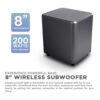 SonicGear StudioBar 3000 Dolby Atmos 5.1.2 Channel Soundbar with Wireless Subwoofer 2 UHF Microphone