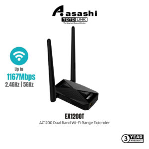 bde82b00713e14ae720d294834582b3c.jpeg TOTOLINK EX1200T MIMO 2 x 5dBi Antennas High Power AC1200 Wireless Dual Band WiFi Range Extender/Repeater/Access Point)