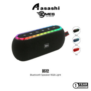 c6ed396dee9cca3070f89d2bff92978b.jpeg Dmes DS12 Bluetooth Speaker RGB Light TWS Wireless 360 Stereo 7W Output Phone Holder AUX TF FM