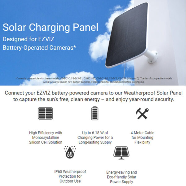 d420d05d71ac238f8ee8977898ad91a8.jpeg EZVIZ Solar Panel - E Type-C Solar Charging Panel