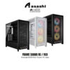 CORSAIR FRAME 5000D RS RGB Modular EATX Mid-Tower PC Case (RS140 x4)