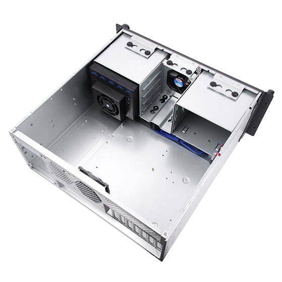 Silverstone RM41-H08 4U form factor 5 x 3.5” Hot-swappable and 3 x 5.25" server chassis