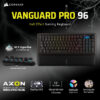CORSAIR VANGUARD PRO 96 Magnetic Switch Gaming Keyboard, MGX Hyperdrive, Black