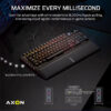 CORSAIR VANGUARD PRO 96 Magnetic Switch Gaming Keyboard, MGX Hyperdrive, Black