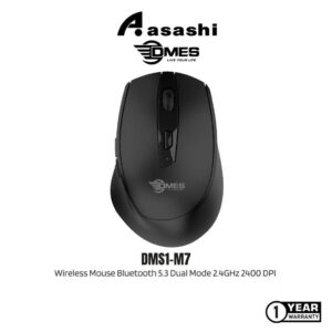 eca615600c259f6331100013a8bfbb4d.jpeg Dmes DMS1-M7 Wireless Mouse Bluetooth 5.3 Dual Mode 2.4GHz 2400 DPI Type C Rechargeable 6 Button for M*c Windows