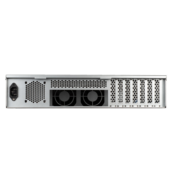 Silverstone RM23-502 2U dual 5.25" drive bay ATX rackmount industrial storage server chassis with USB 3.1 Gen1 interface