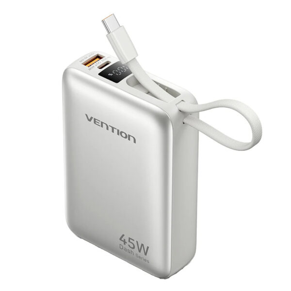 046fd184b42cccacfc9e02e08bc76c1f.jpeg (3C Certified) Vention 20000mAh 45W Power Bank with Built-in USB-C Digital Display