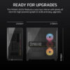 047efcbe00e099fb5fe381588b9f754f.jpeg CORSAIR FRAME 4500X LX-R RGB LINK (Black/White) Panoramic Glass Mid-Tower PC Case (LX120R x3)