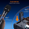 Maono WM7601 A2 Wireless Dynamic Mic (One to Two) (1 yrs Limited Hardware Warranty)