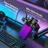 Maono DGM20S Gamerwave Condenser USB Gaming RGB Microphone with BA20 Arm - Black (1Year)