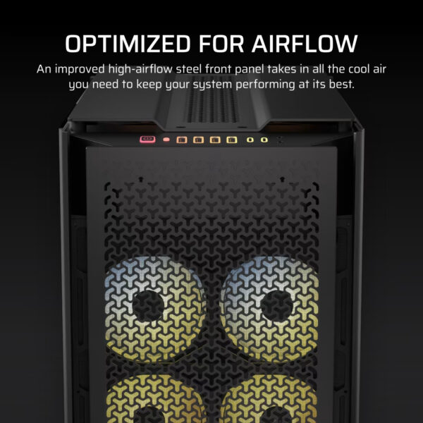 CORSAIR iCUE LINK 9000D AIRFLOW (Black/White) Super-Tower Case