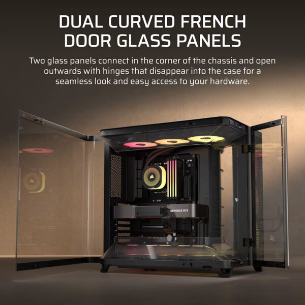 3d52a1ddcb4885866bd38815d35af80b.jpeg CORSAIR AIR 5400 RS-R ARGB (Black/White) Triple Chamber Mid-Tower PC Case (RS120R x3)