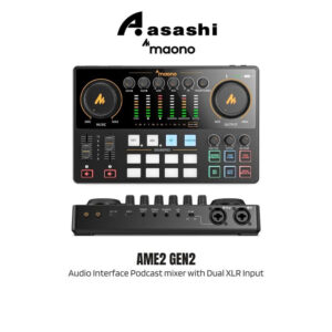 4a27e8c12245187b3251bcd5641d0bf9.jpeg Maono AME2 Gen2 Audio Interface Podcast mixer with Dual XLR Input