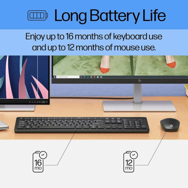 4c69a3e628f90fdb149dac65d3876236.jpeg HP 230 Wireless Mouse and Keyboard Combo 18H24AA 3L1F0AA
