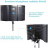 Maono AU-MIS33 3 Panel Microphone Shield for Panel Sound Absorbing Vocal Recording Dimension: 33*21*4.5CMFoam Thickness: 4CM