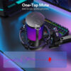 Maono DGM20S Gamerwave Condenser USB Gaming RGB Microphone with BA20 Arm - Black (1Year)