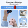 (3C Certified) Vention Velo 10000mAh 22.5W Power Bank with Built-in Detachable USB-C Cable