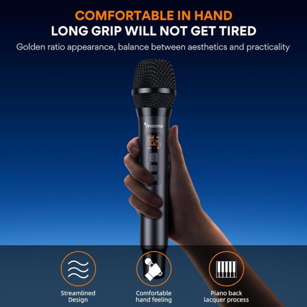 Maono WM7601 A2 Wireless Dynamic Mic (One to Two) (1 yrs Limited Hardware Warranty)
