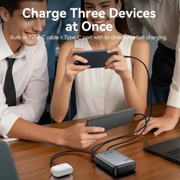 762390d353771ec3a868cfd2dbf6baa2.jpeg (3C Certified) Vention 20000mAh 45W Power Bank with Built-in USB-C Digital Display