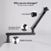 Maono BA92 Microphone Suspension Boom Arm Stand (1 yrs Limited Hardware Warranty)