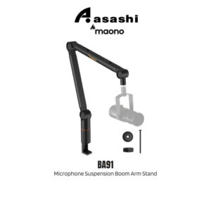 820b1033cbb9fc5eeb87d35e2c64d8bc.jpeg Maono BA91 Microphone Suspension Boom Arm Stand (1 yrs Limited Hardware Warranty)