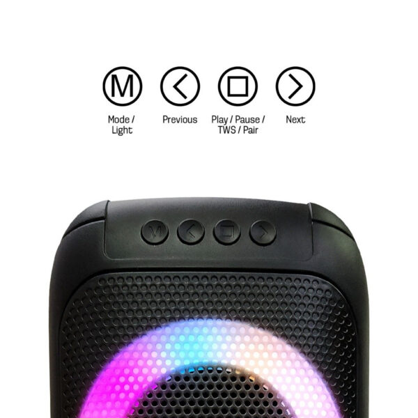Vinnfier VF Tango 101 TWS Wireless Portable Bluetooth Speaker Wireless Mic Stereo Bass Super FM Radio