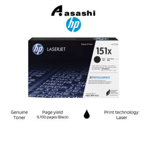 HP 151X Black LaserJet Toner Cartridge (W1510X)