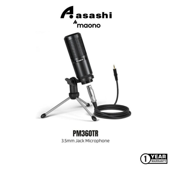 Maono AU-PM360TR 3.5mm Jack Microphone (1 yrs Limited Hardware Warranty)